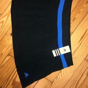 NWT Adidas climalite skort, indigo accents